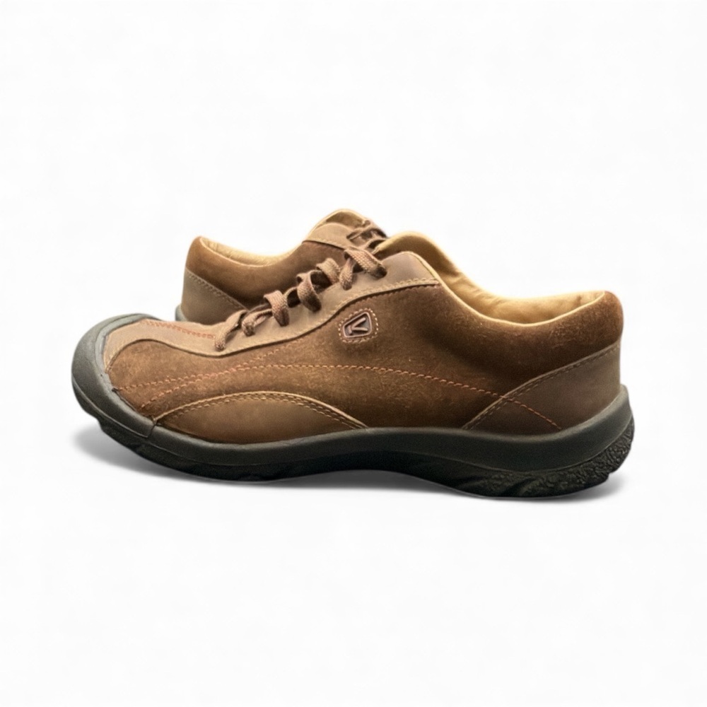 Keen Presidio Brown Suede Leather Sneakers with Durable Sole, Sz 10 - Picture 3 of 13